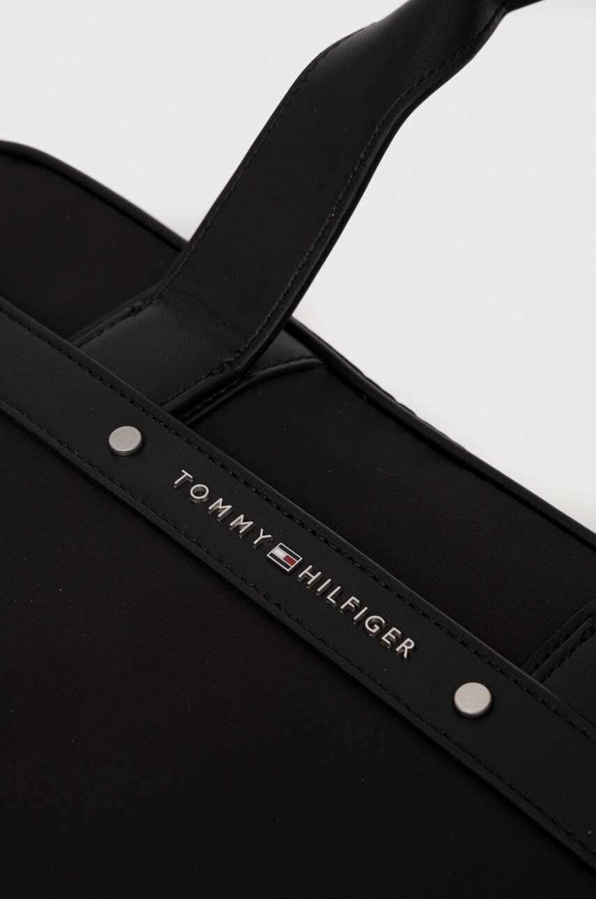 Tommy Hilfiger Taška na notebook černá barva - Pepit.cz