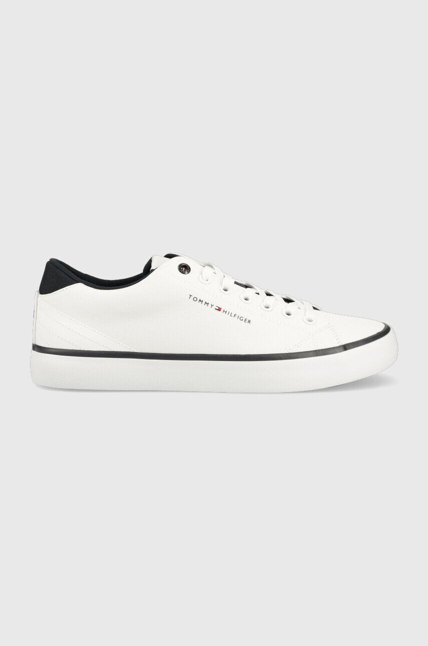 Tommy Hilfiger Tenisky TH HI VULC CORE LOW pánské černá barva FM0FM04686 - Pepit.cz