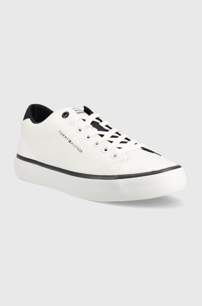 Tommy Hilfiger Tenisky TH HI VULC CORE LOW pánské černá barva FM0FM04686 - Pepit.cz