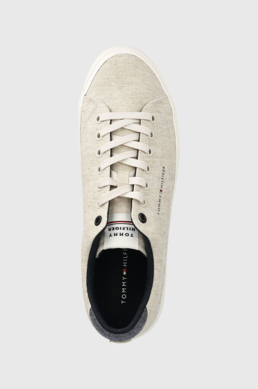 Tommy Hilfiger Tenisky TH HI VULC CORE LOW CHAMBRAY bílá barva FM0FM04738 - Pepit.cz