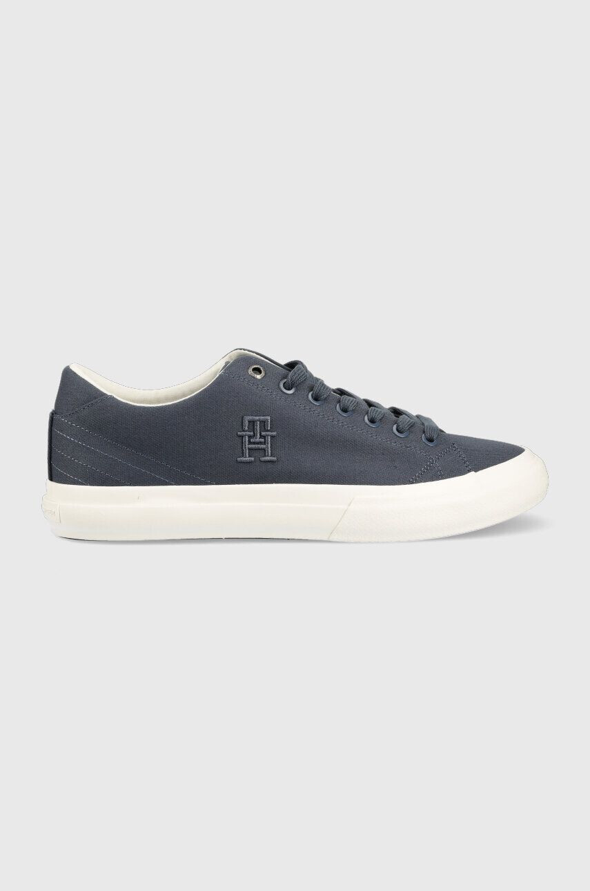 Tommy Hilfiger Tenisky TH HI VULC STREET LOW pánské tmavomodrá barva FM0FM04688 - Pepit.cz