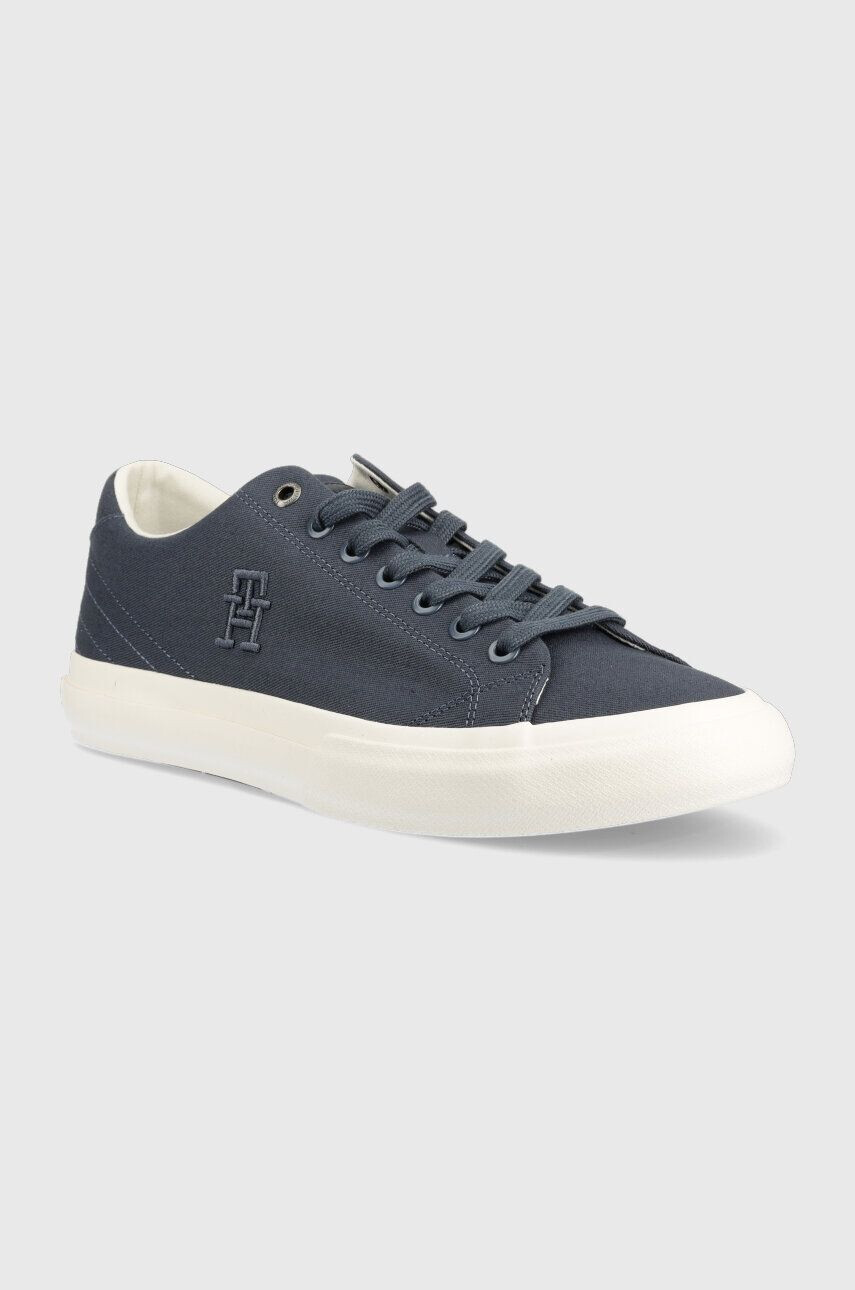 Tommy Hilfiger Tenisky TH HI VULC STREET LOW pánské tmavomodrá barva FM0FM04688 - Pepit.cz