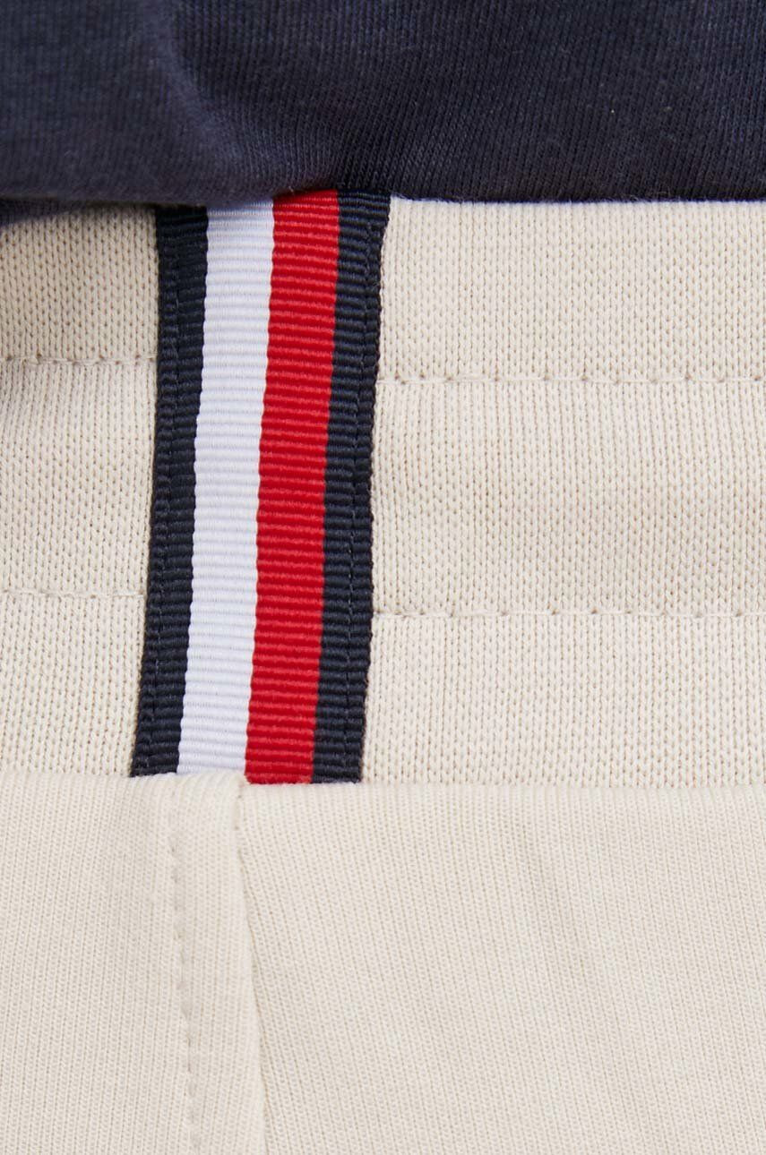 Tommy Hilfiger Tepláky pánské béžová barva s aplikací - Pepit.cz