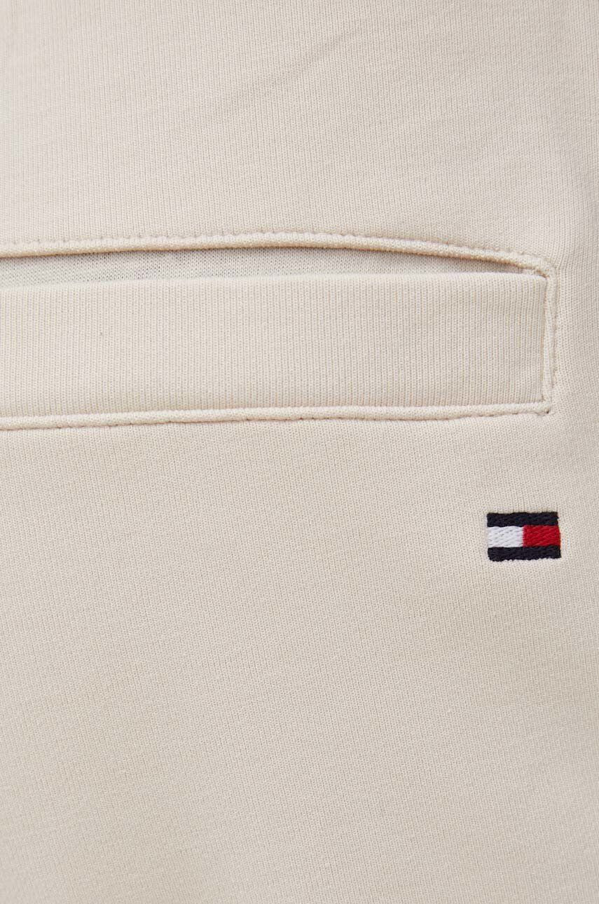 Tommy Hilfiger Tepláky pánské béžová barva s aplikací - Pepit.cz