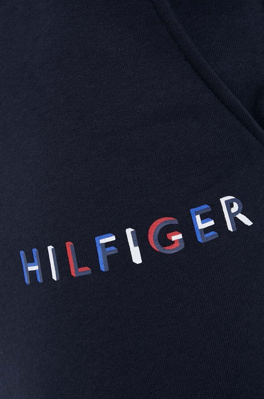 Tommy Hilfiger Tepláky tmavomodrá barva melanžové - Pepit.cz