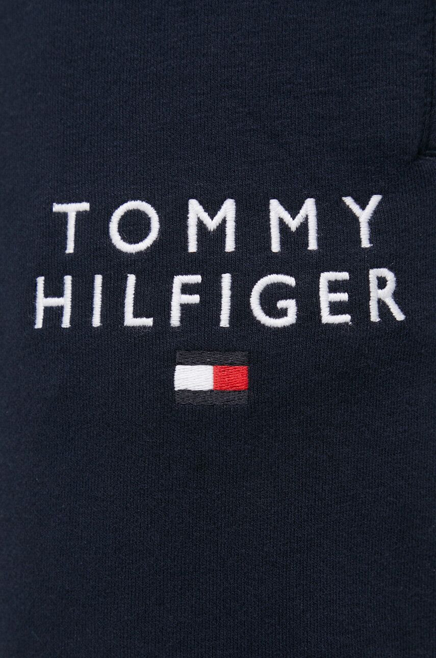 Tommy Hilfiger Tepláky tmavomodrá barva melanžové - Pepit.cz