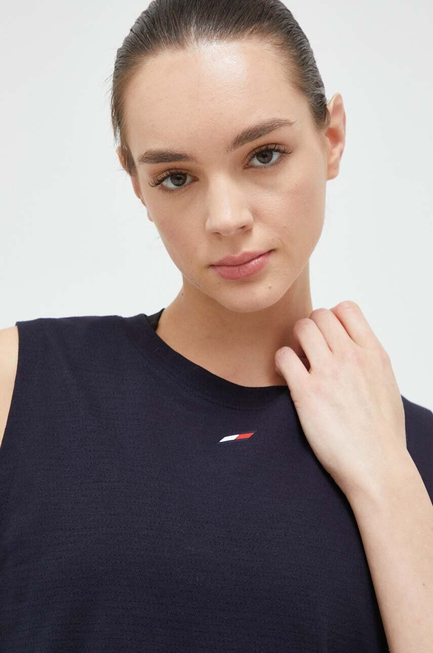 Tommy Hilfiger Top dámský tmavomodrá barva - Pepit.cz