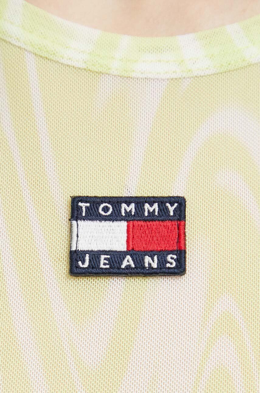 Tommy Hilfiger Tričko s dlouhým rukávem zelená barva - Pepit.cz