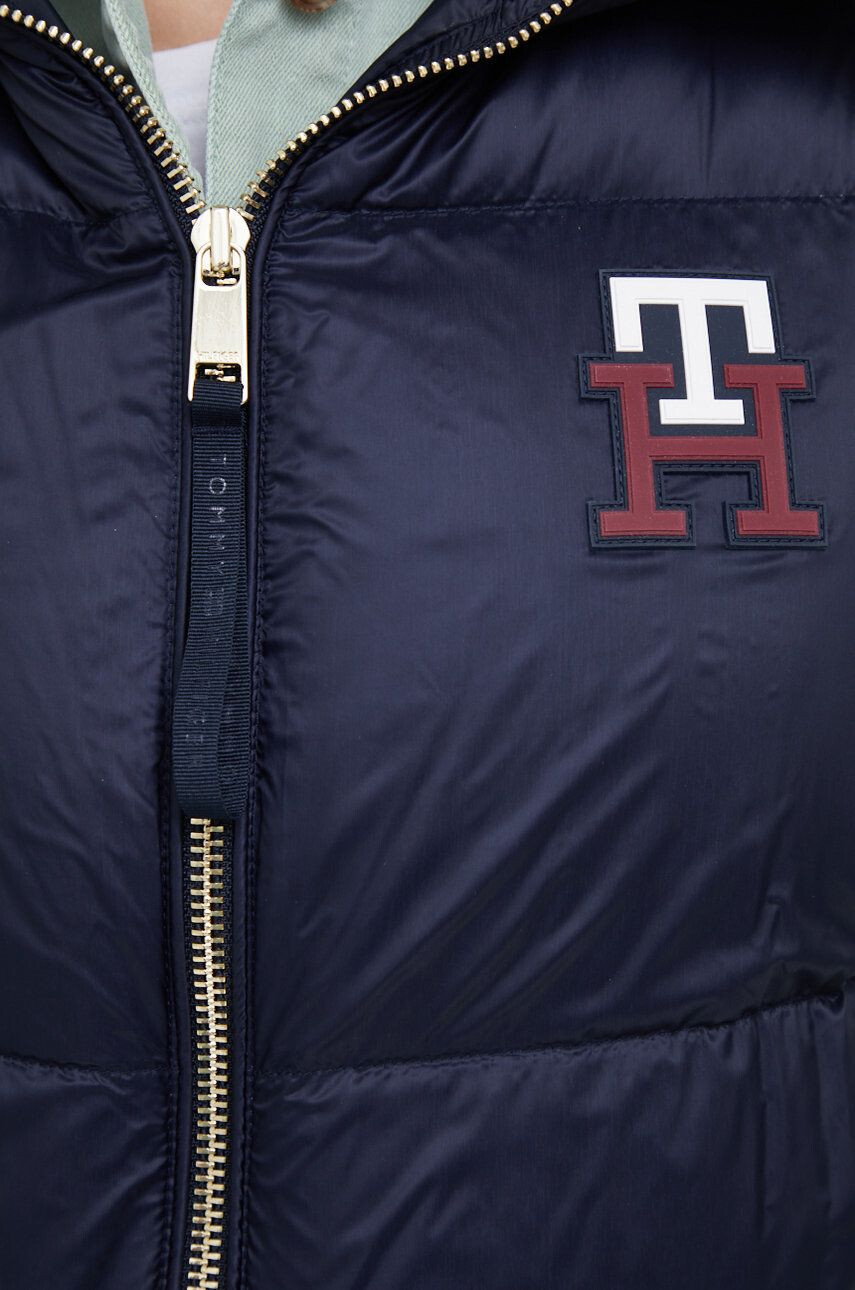 Tommy Hilfiger Vesta tmavomodrá barva - Pepit.cz