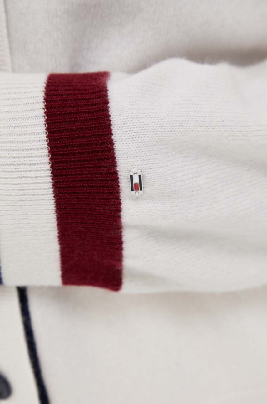 Tommy Hilfiger Vlněný svetr béžová barva lehký - Pepit.cz