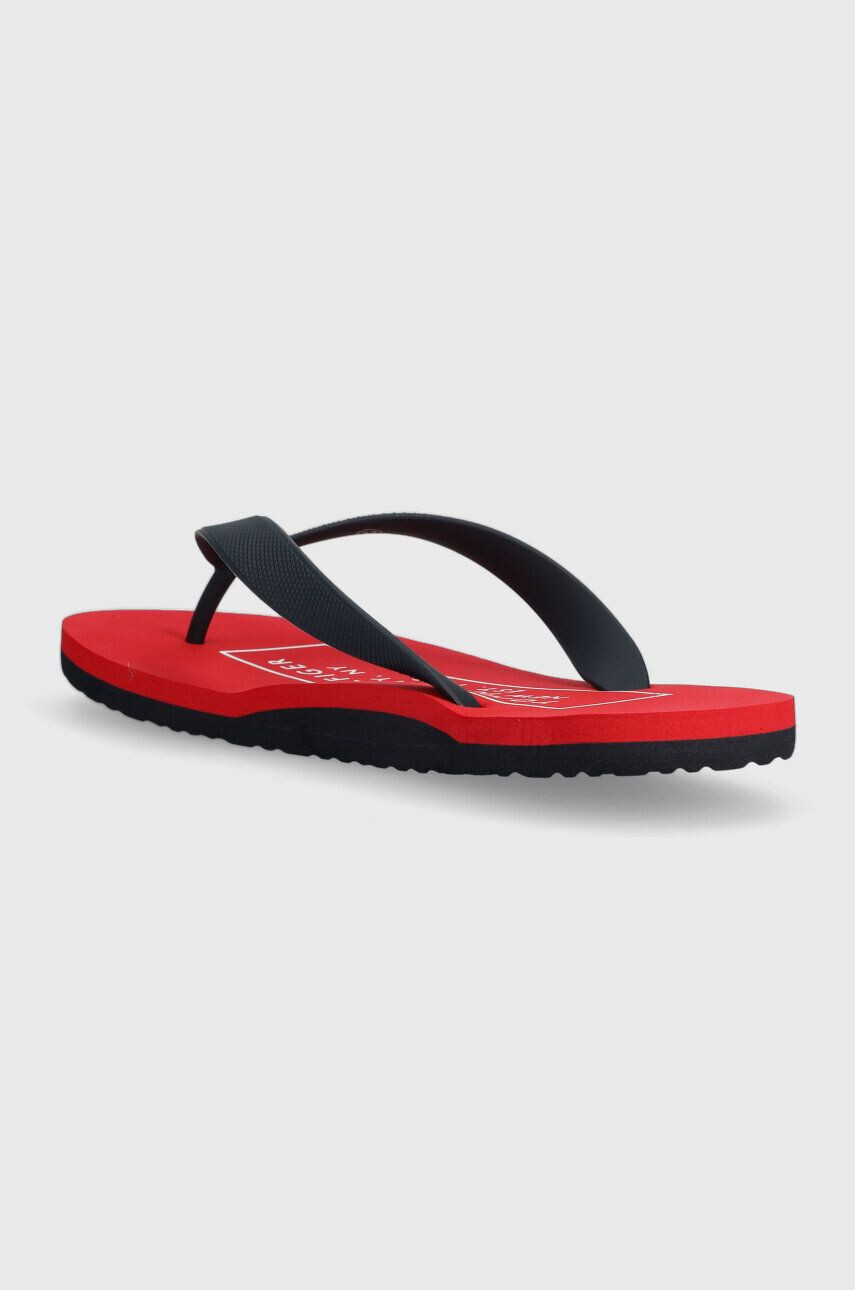 Tommy Hilfiger Žabky RUBBER HILFIGER BEACH SANDAL pánské tmavomodrá barva FM0FM04468 - Pepit.cz