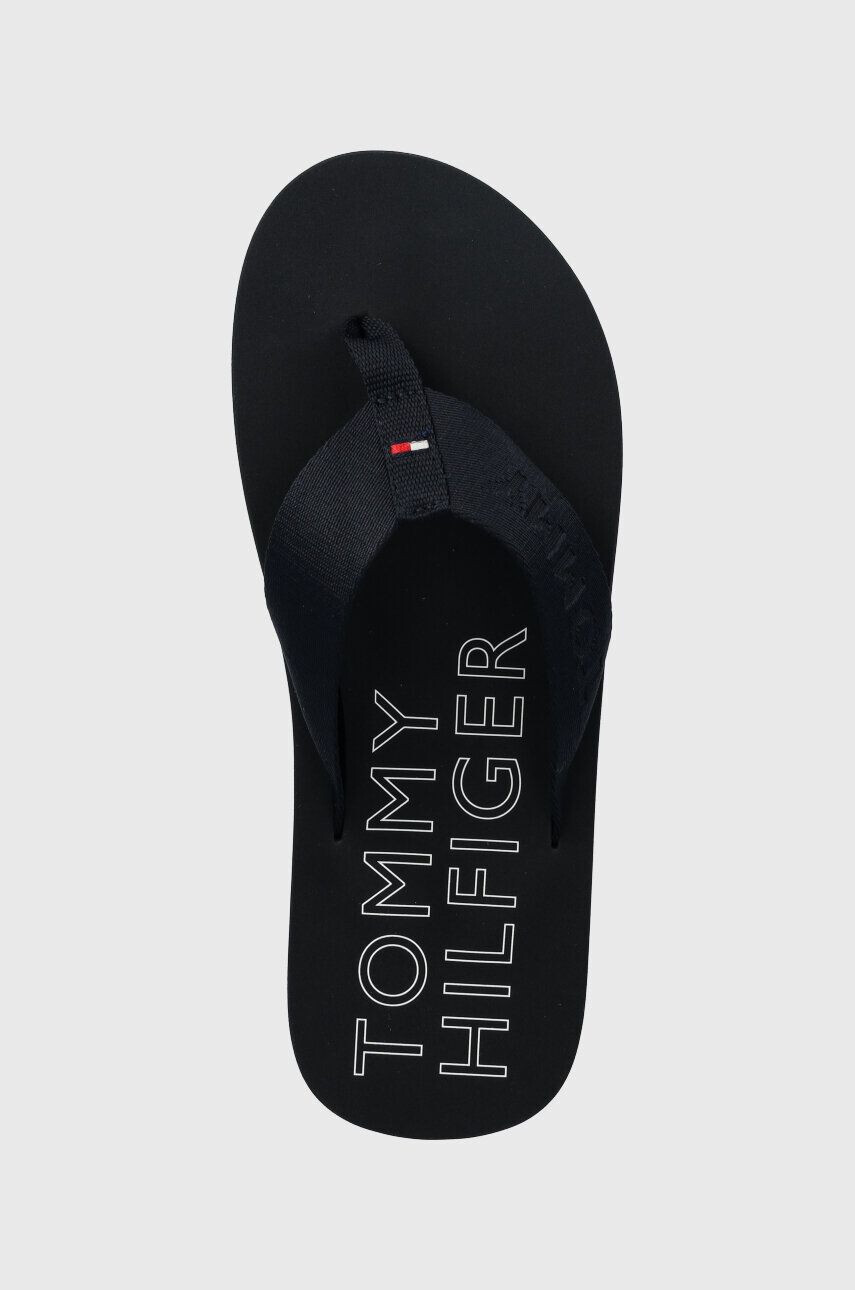 Tommy Hilfiger Žabky TONAL HILFIGER BEACH SANDAL pánské tmavomodrá barva FM0FM04472 - Pepit.cz