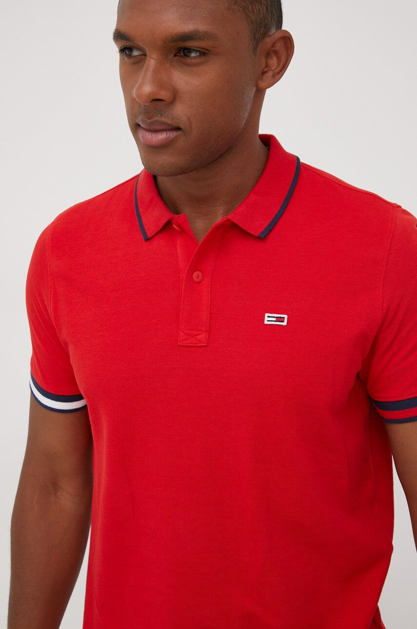 Tommy Jeans Bavlněné polo tričko - Pepit.cz