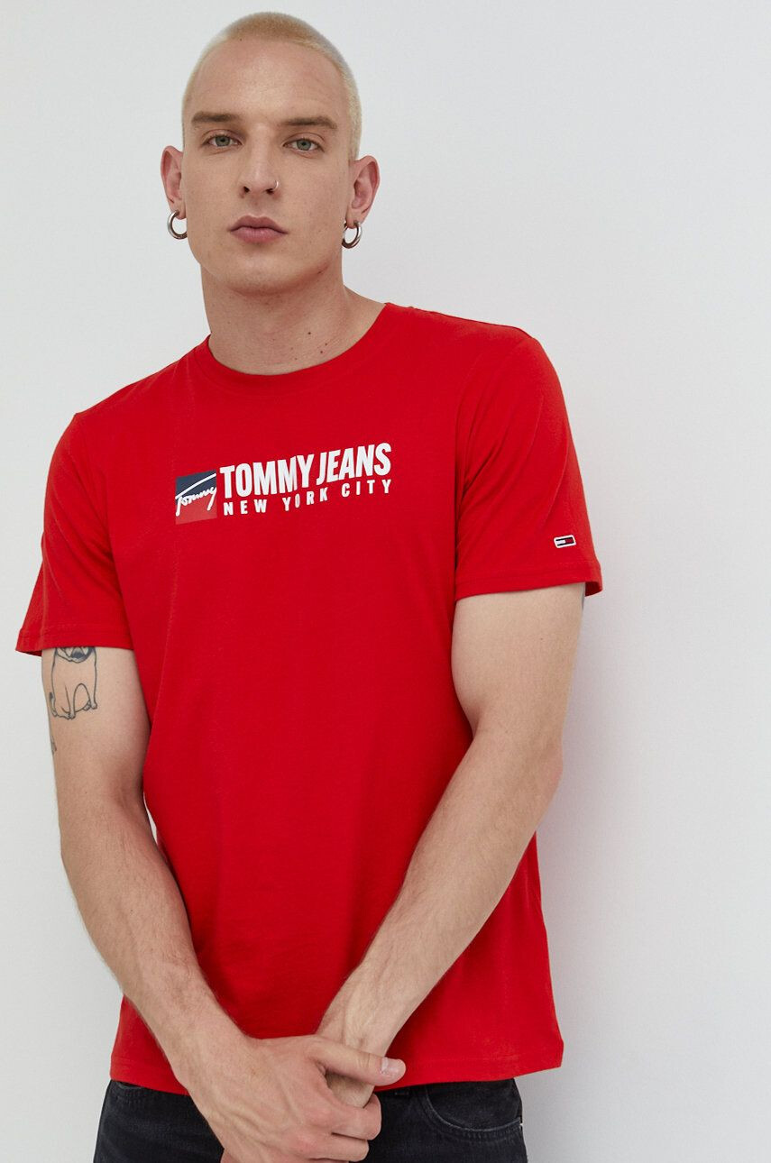 Tommy Jeans Bavlněné tričko - Pepit.cz