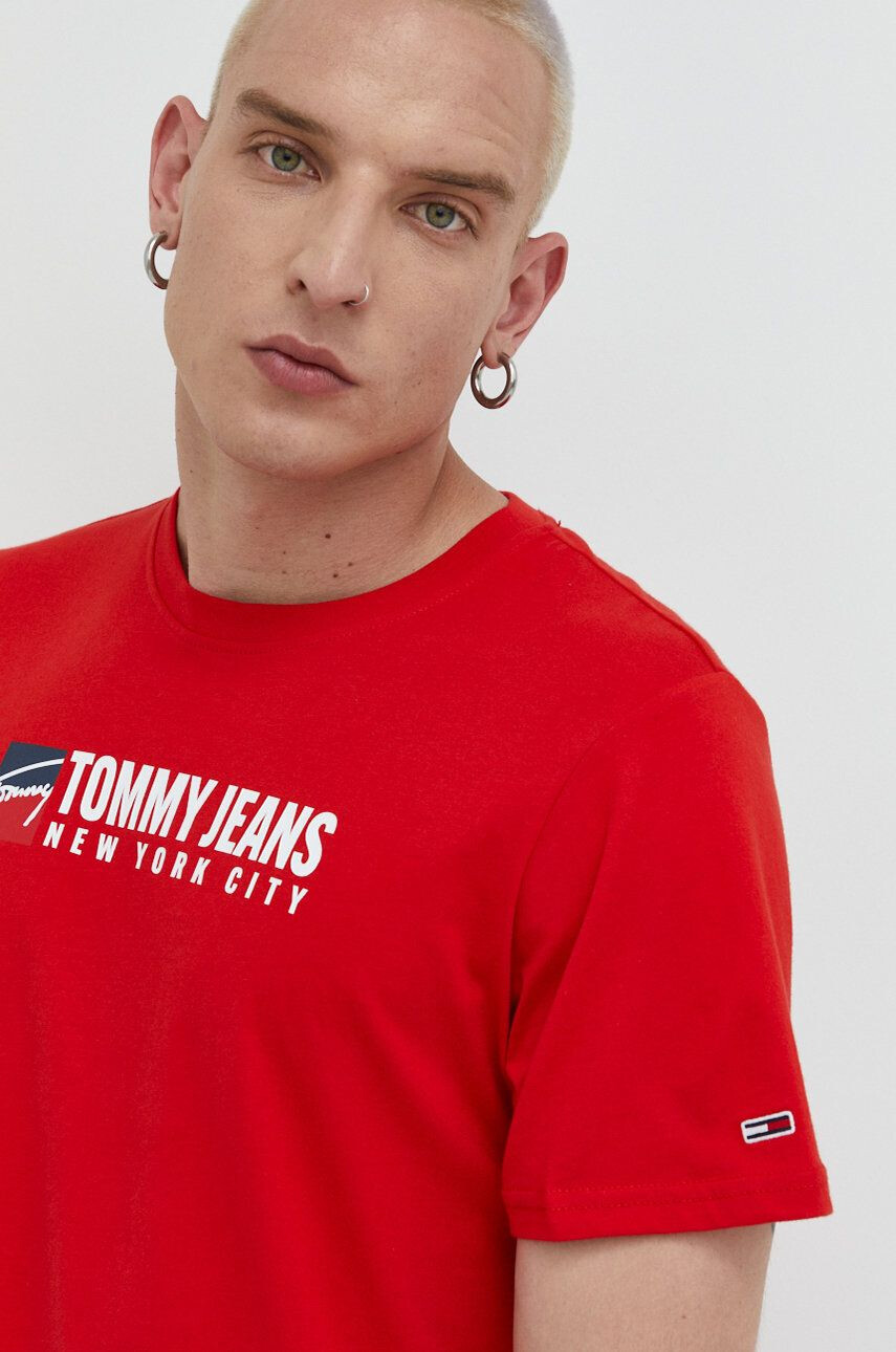 Tommy Jeans Bavlněné tričko - Pepit.cz