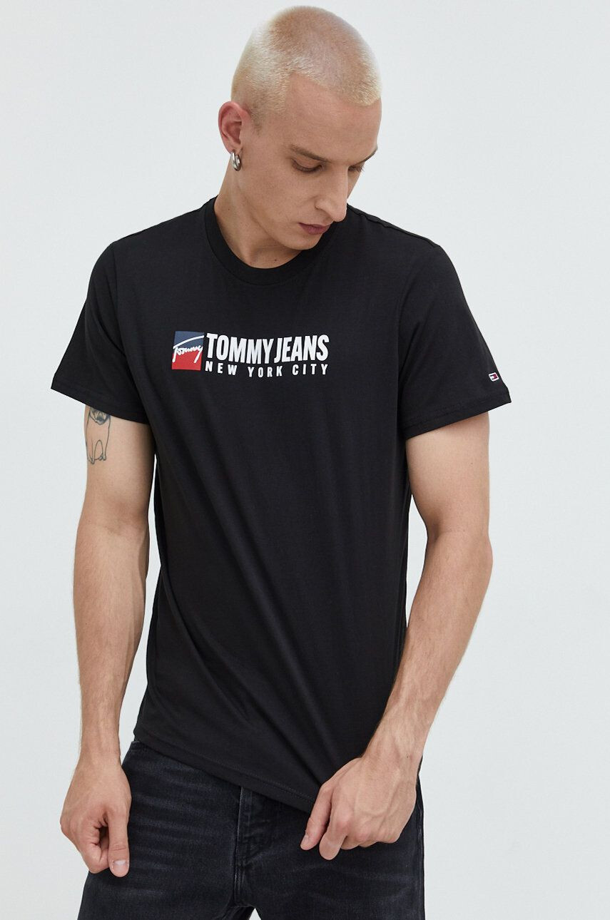 Tommy Jeans Bavlněné tričko - Pepit.cz