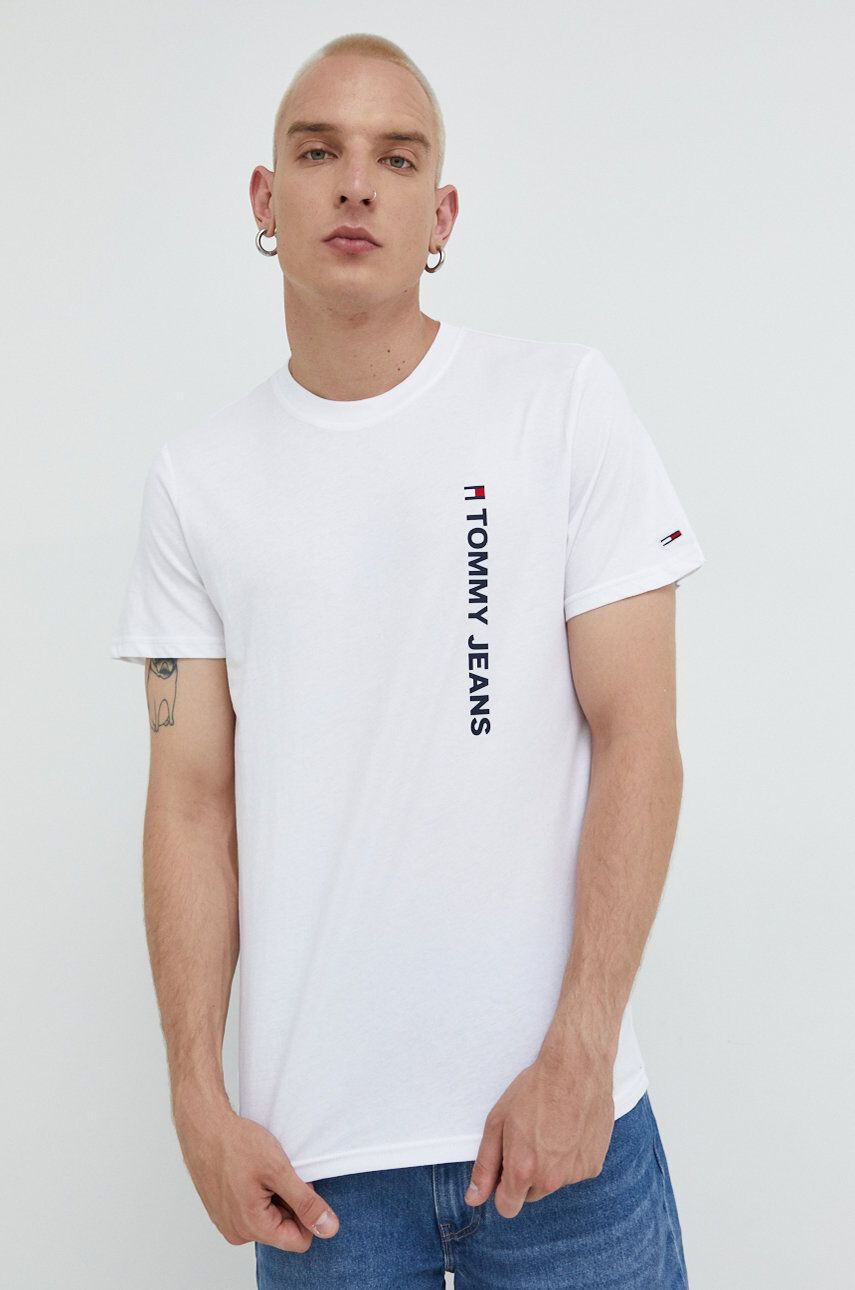 Tommy Jeans Bavlněné tričko - Pepit.cz