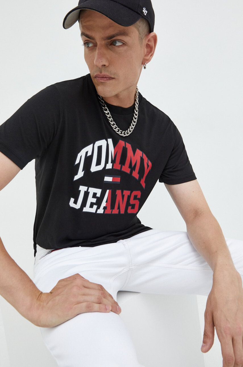 Tommy Jeans Bavlněné tričko - Pepit.cz