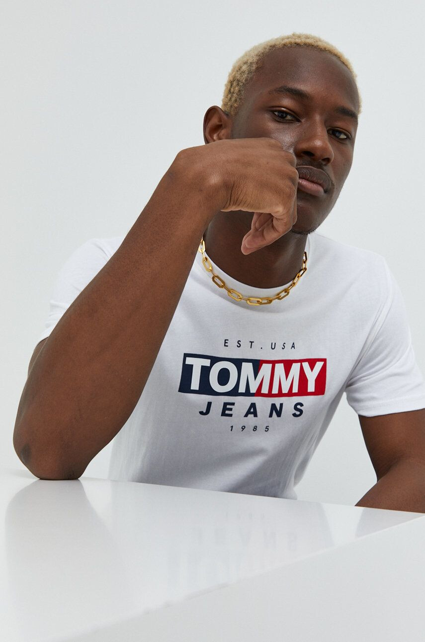 Tommy Jeans Bavlněné tričko - Pepit.cz