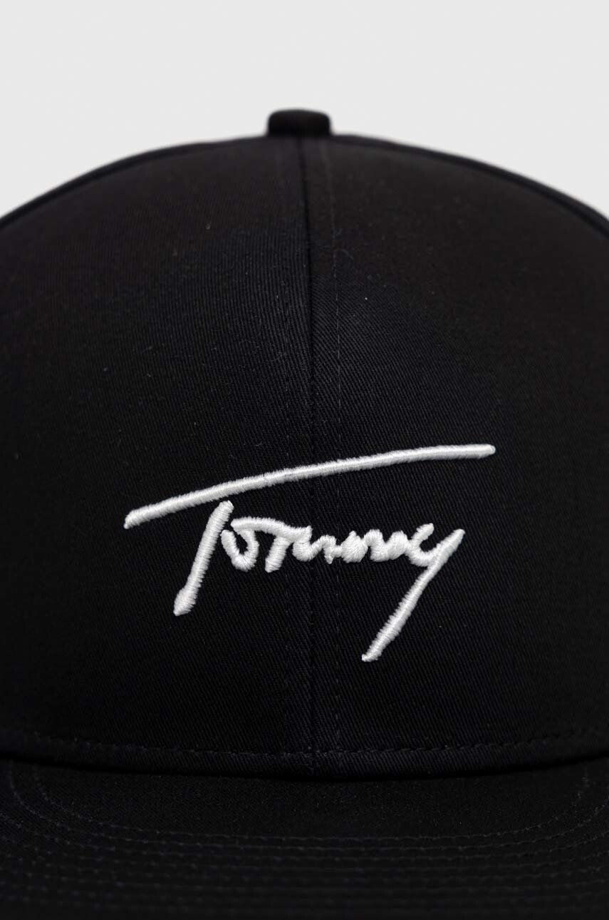 Tommy Jeans Bavlněná baseballová čepice bílá barva s aplikací - Pepit.cz