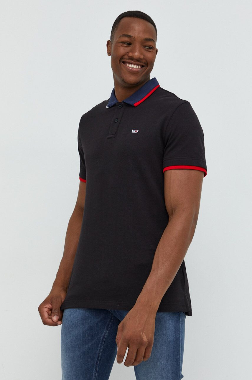 Tommy Jeans Bavlněné polo tričko - Pepit.cz