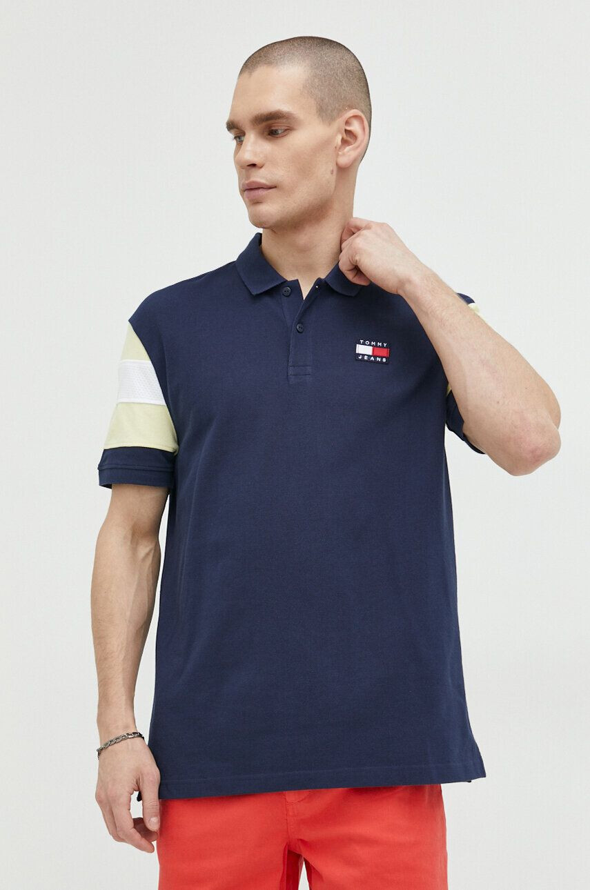 Tommy Jeans Bavlněné polo tričko - Pepit.cz