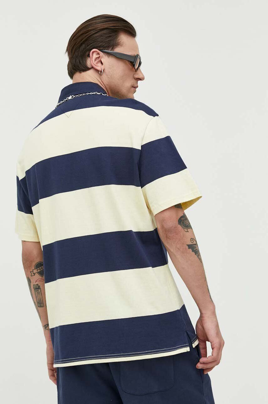 Tommy Jeans Bavlněné polo tričko žlutá barva - Pepit.cz