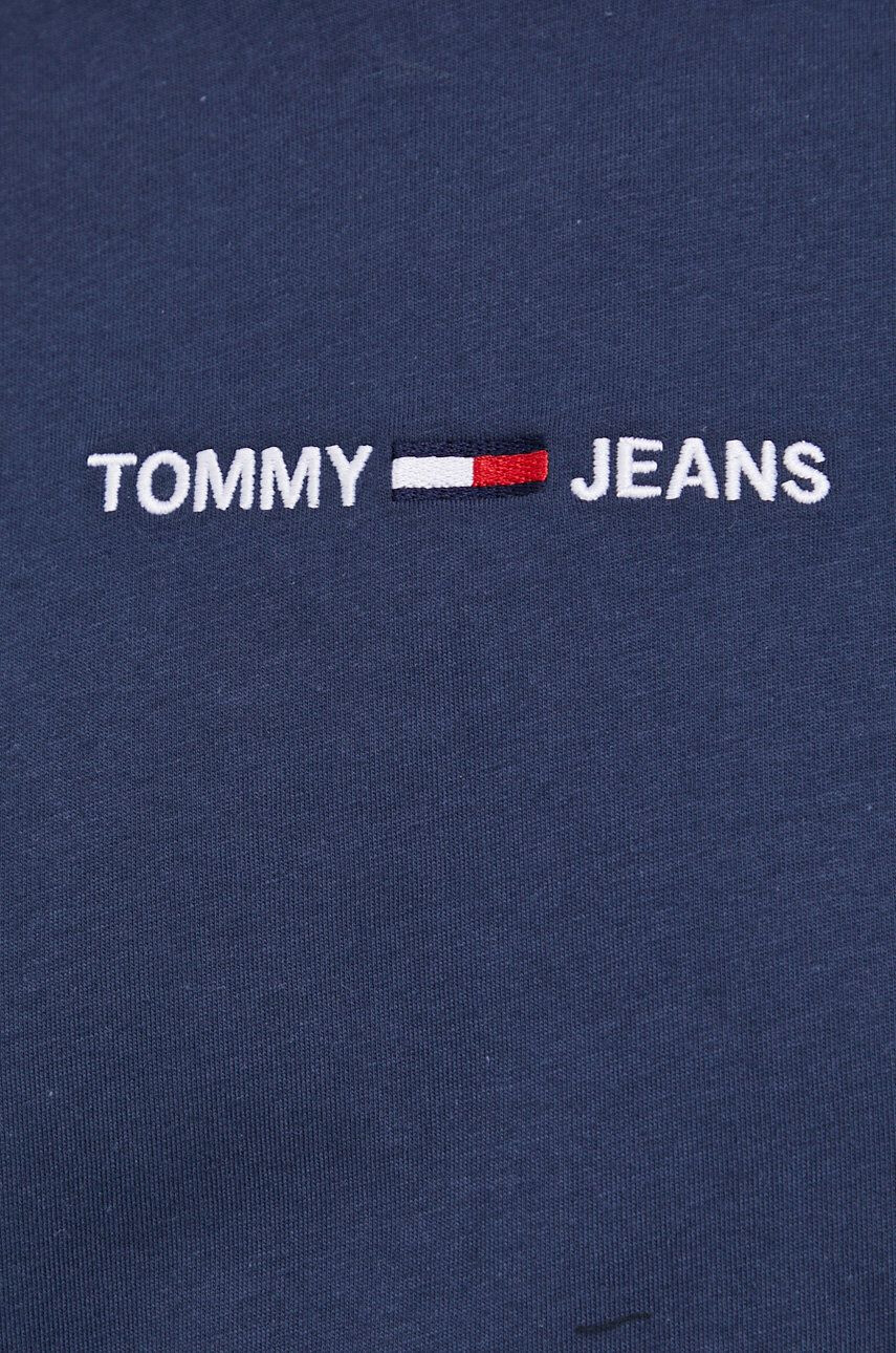 Tommy Jeans Bavlněné tričko tmavomodrá barva - Pepit.cz