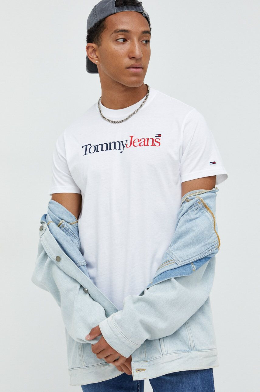 Tommy Jeans Bavlněné tričko - Pepit.cz