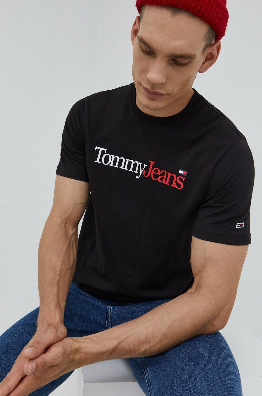 Tommy Jeans Bavlněné tričko - Pepit.cz