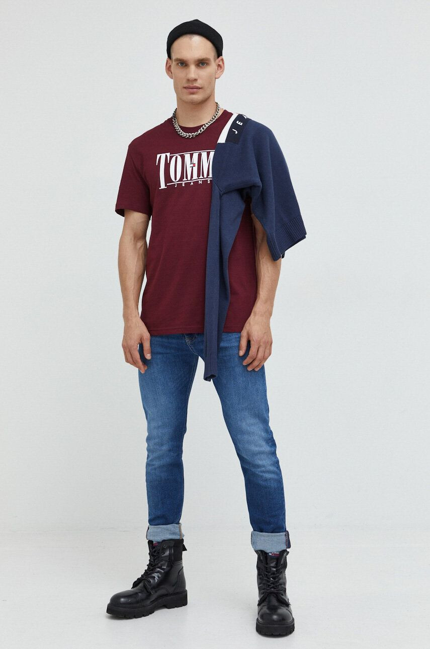 Tommy Jeans Bavlněné tričko - Pepit.cz