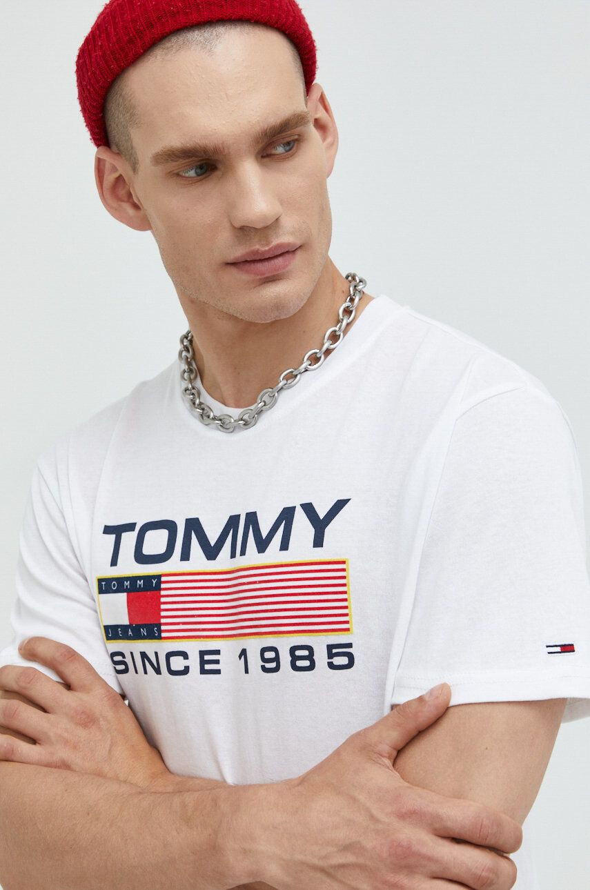 Tommy Jeans Bavlněné tričko - Pepit.cz