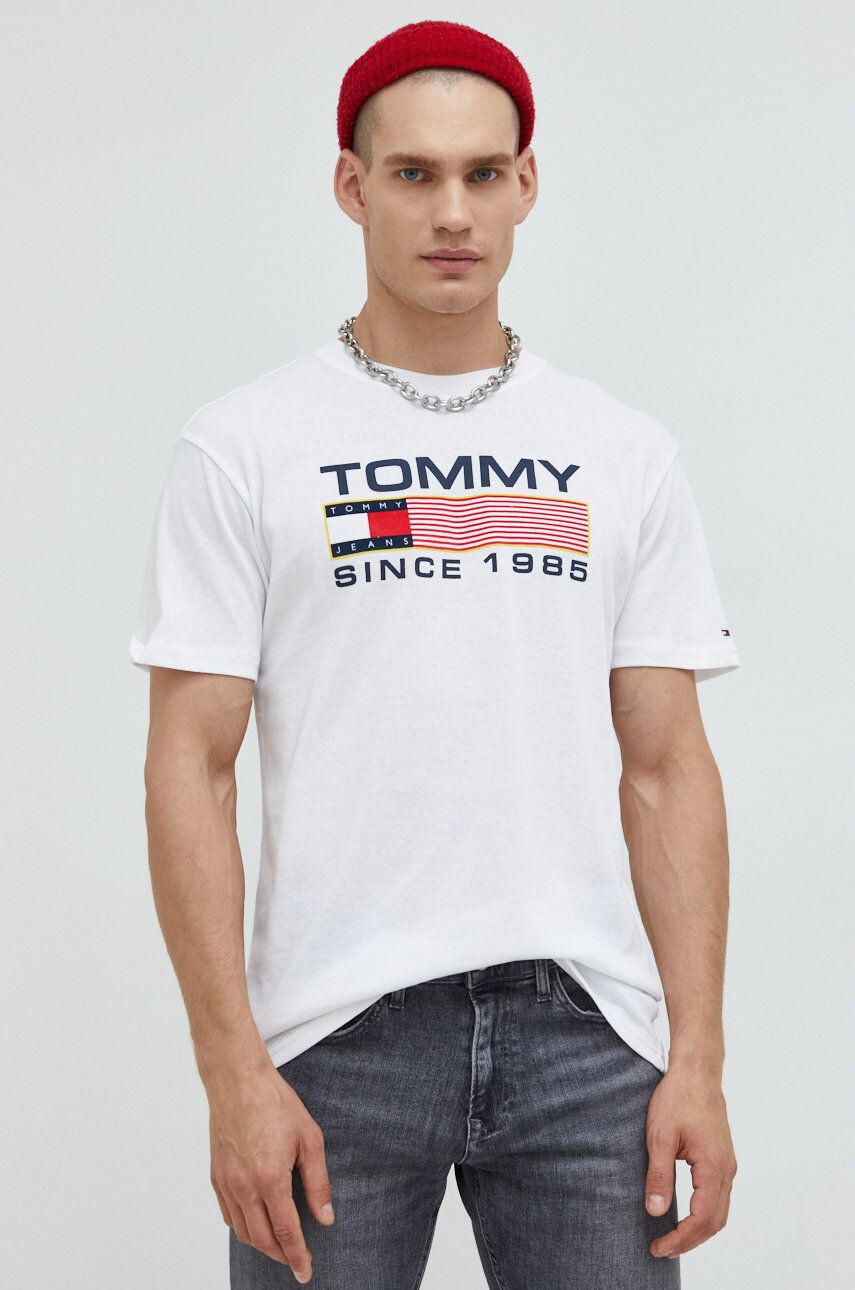 Tommy Jeans Bavlněné tričko - Pepit.cz