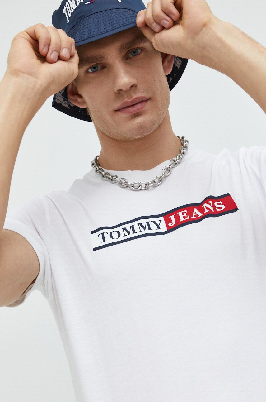 Tommy Jeans Bavlněné tričko - Pepit.cz