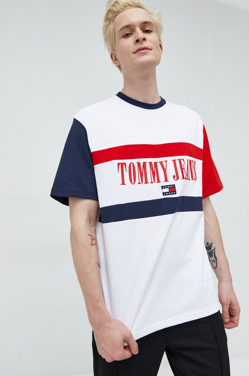 Tommy Jeans Bavlněné tričko - Pepit.cz