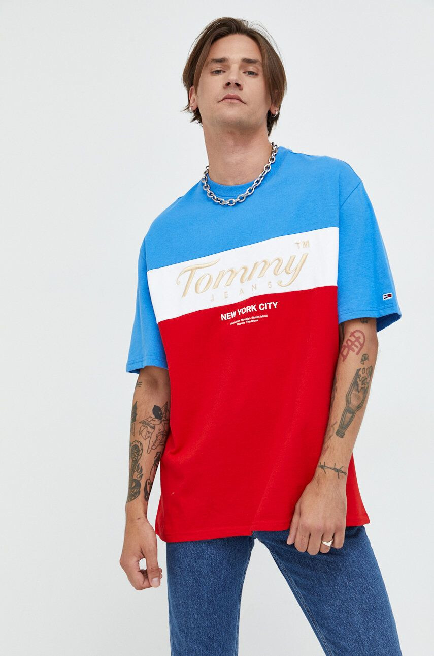 Tommy Jeans Bavlněné tričko - Pepit.cz