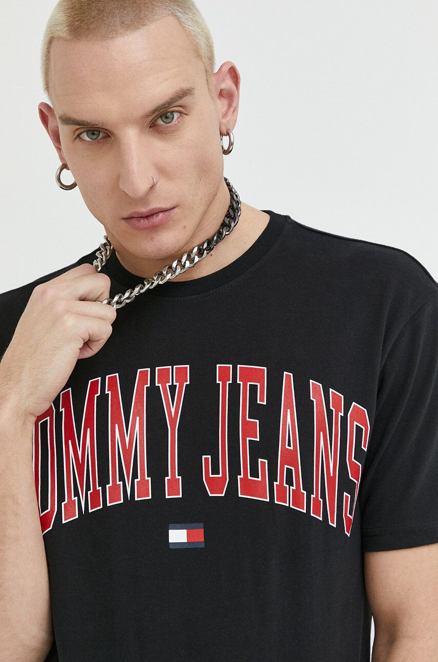 Tommy Jeans Bavlněné tričko - Pepit.cz