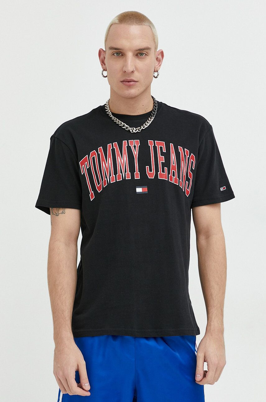 Tommy Jeans Bavlněné tričko - Pepit.cz