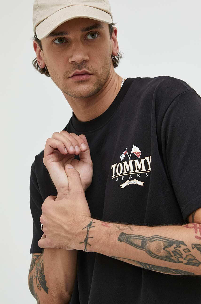 Tommy Jeans Bavlněné tričko - Pepit.cz