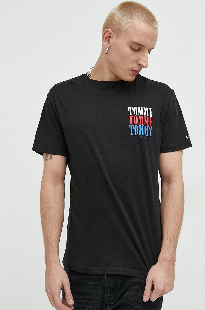 Tommy Jeans Bavlněné tričko - Pepit.cz