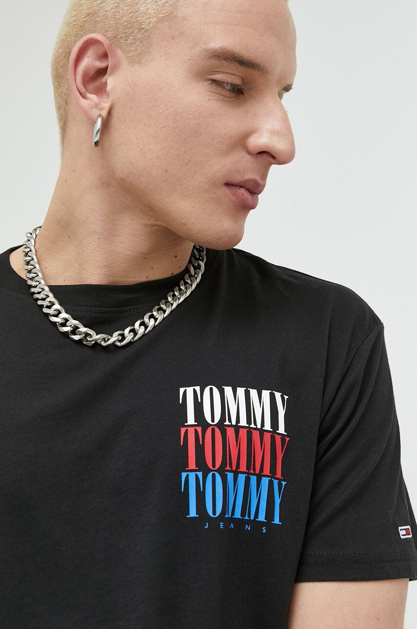 Tommy Jeans Bavlněné tričko - Pepit.cz