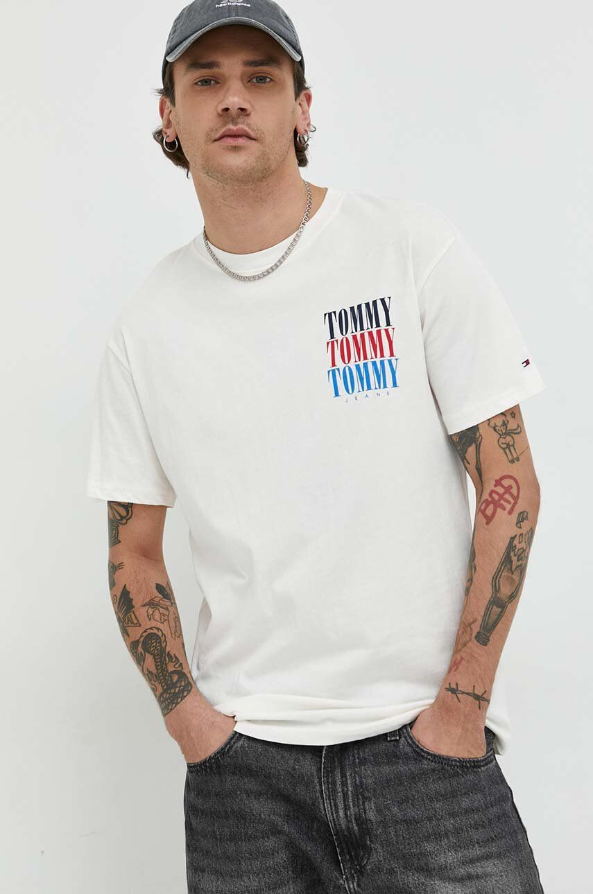 Tommy Jeans Bavlněné tričko - Pepit.cz