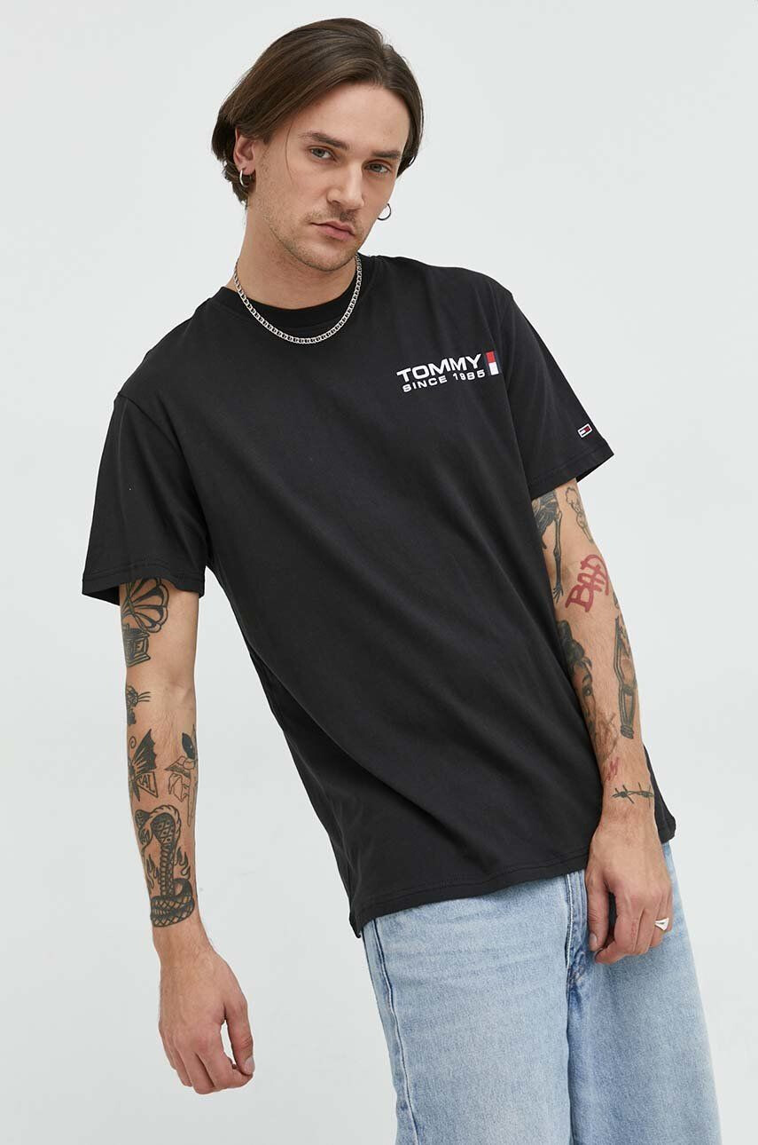 Tommy Jeans Bavlněné tričko - Pepit.cz