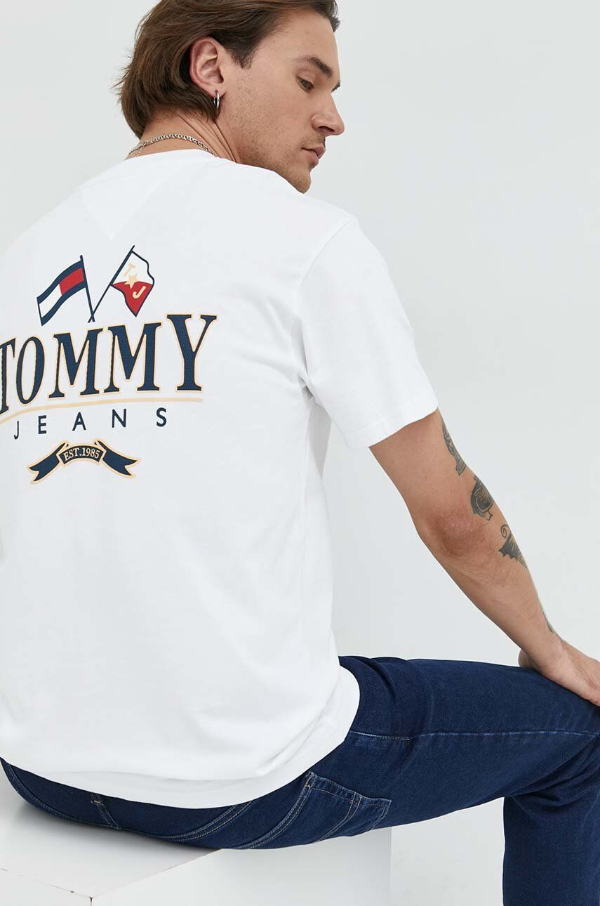 Tommy Jeans Bavlněné tričko - Pepit.cz