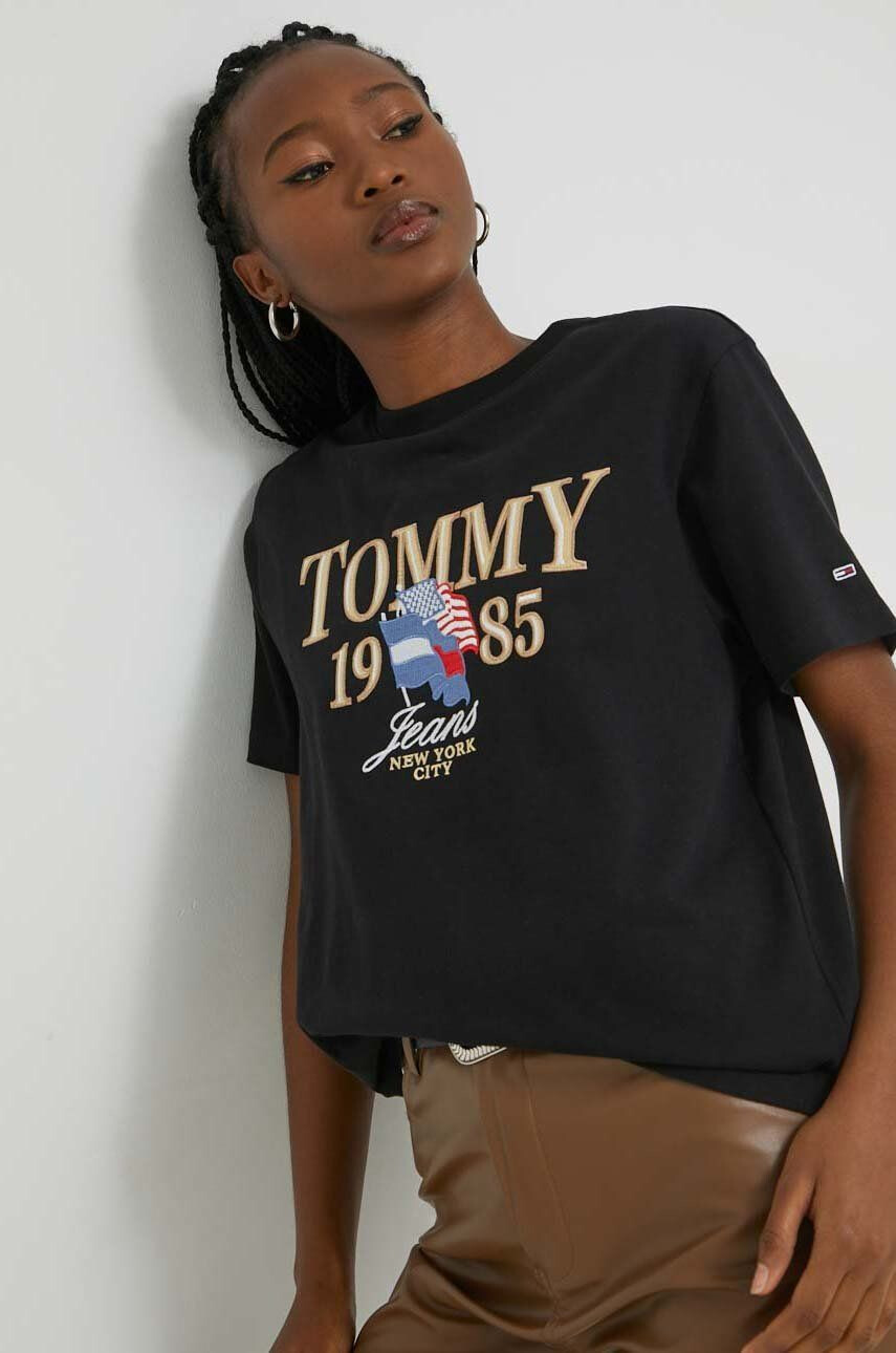 Tommy Jeans Bavlněné tričko - Pepit.cz