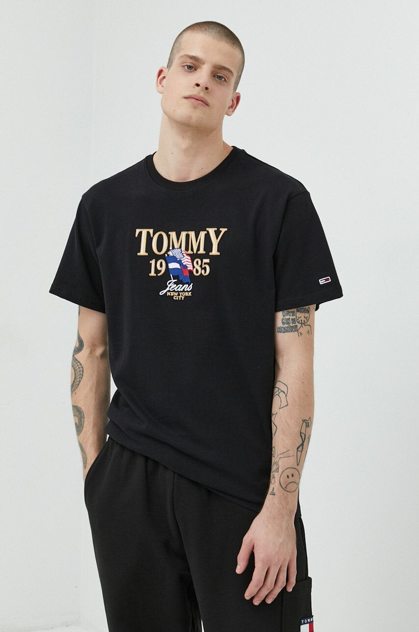 Tommy Jeans Bavlněné tričko - Pepit.cz