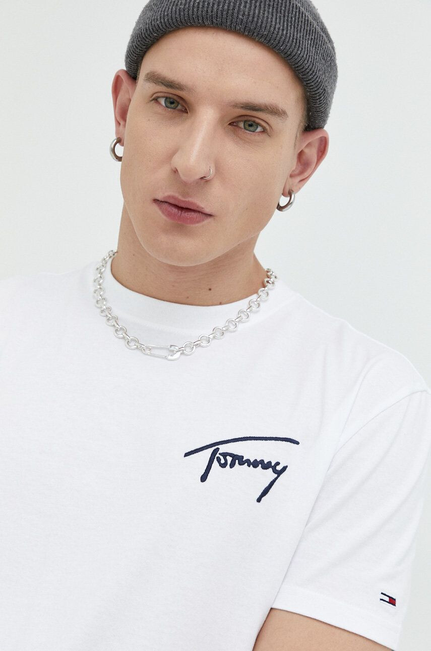 Tommy Jeans Bavlněné tričko - Pepit.cz