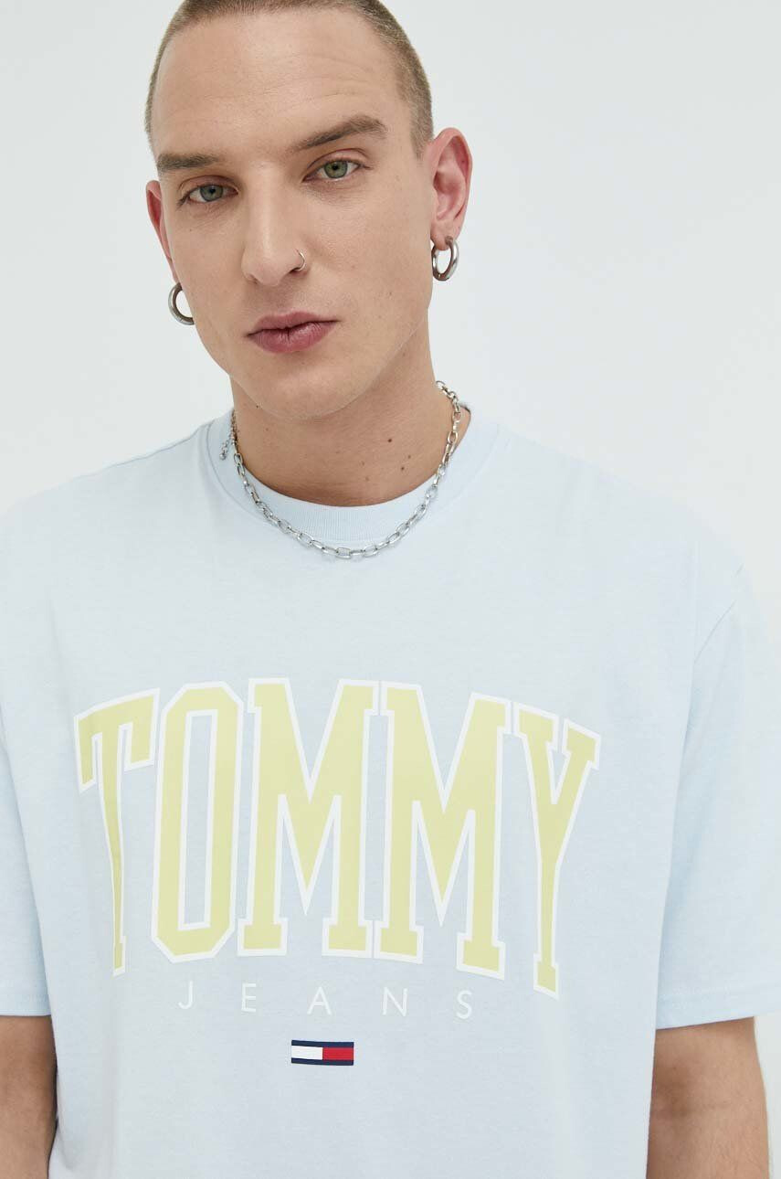 Tommy Jeans Bavlněné tričko s potiskem - Pepit.cz