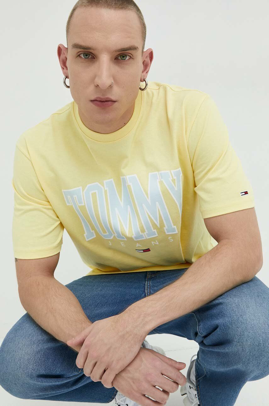 Tommy Jeans Bavlněné tričko - Pepit.cz