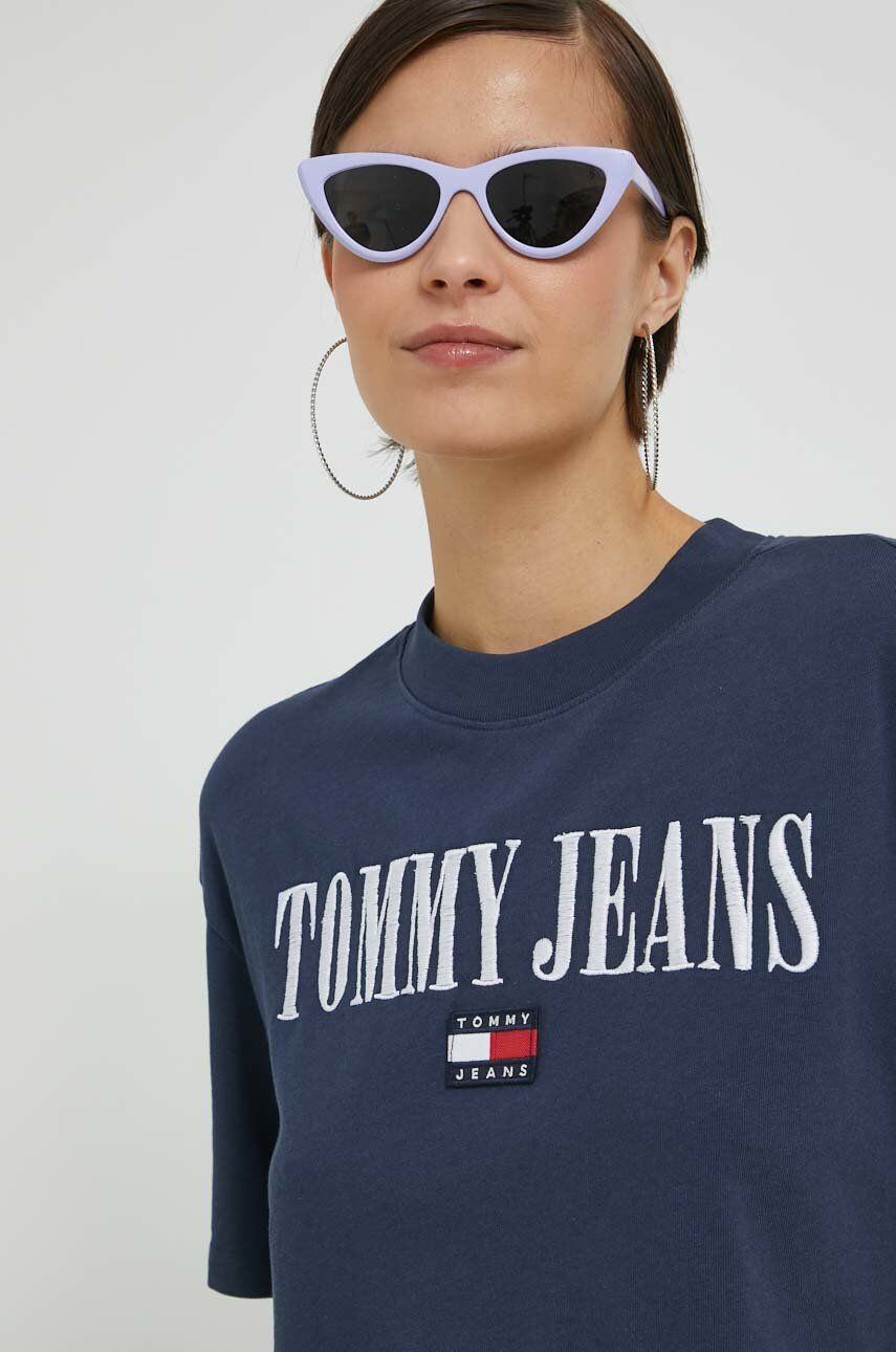 Tommy Jeans Bavlněné tričko bílá barva - Pepit.cz